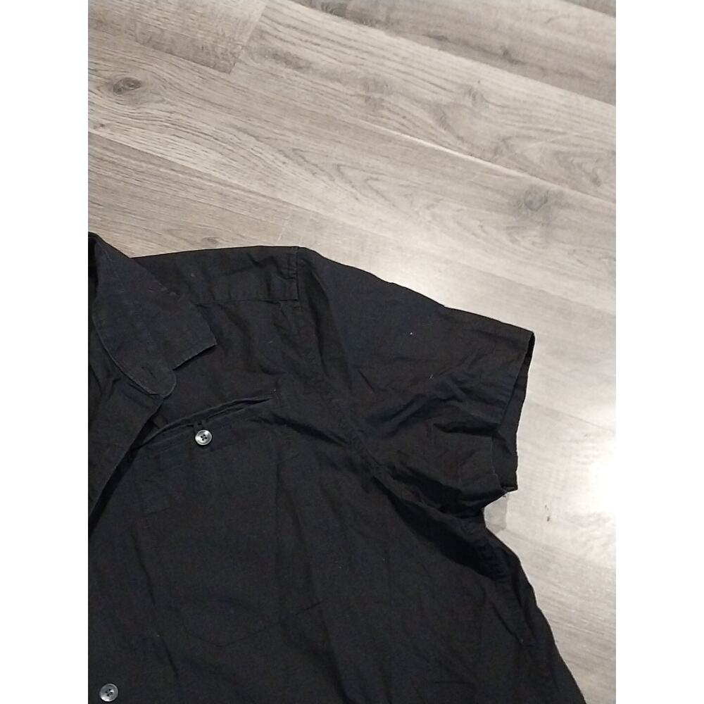 Mens XL Kenneth Cole Black Button Up Tshirt - Picture 3 of 10